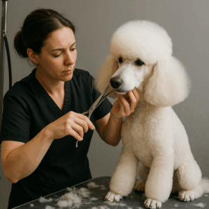Poodle trimming